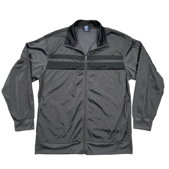 Nordic Track Men's Gray Athletic Full Zip Workout Track Running Jacket Size XL - Picture 1 of 8